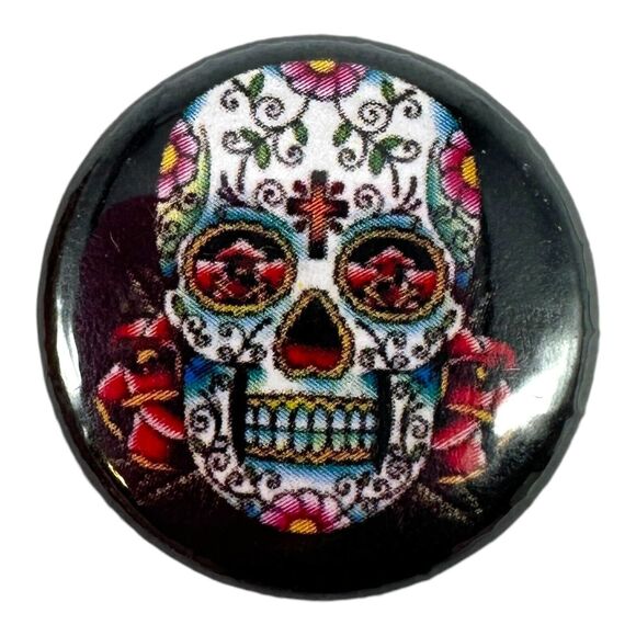 Lot of 13 Day of the Dead Sugar Skull 1” Lapel Pin Lot Dia De Los Muertos - Picture 7 of 12